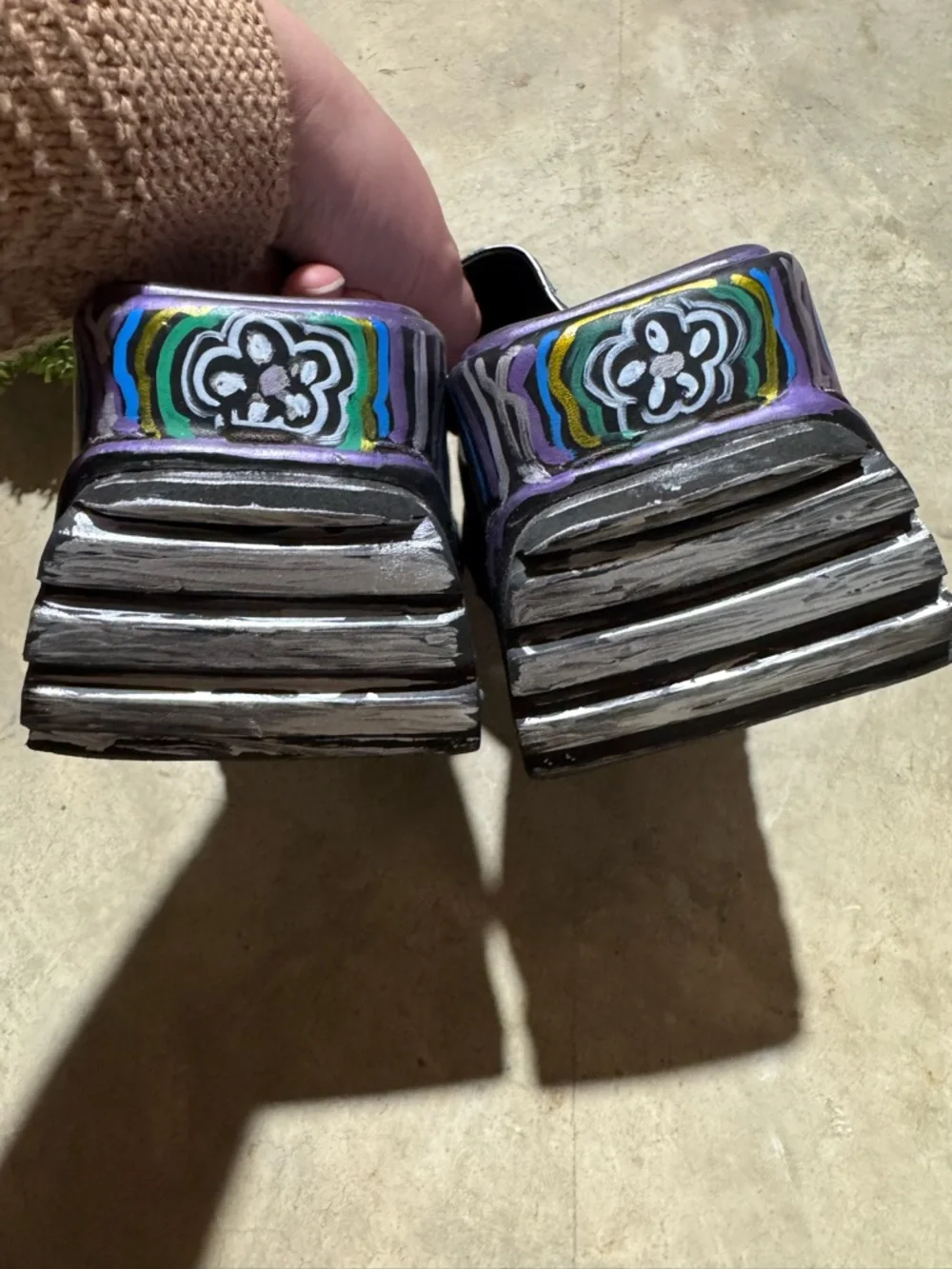 Vintage hand painted